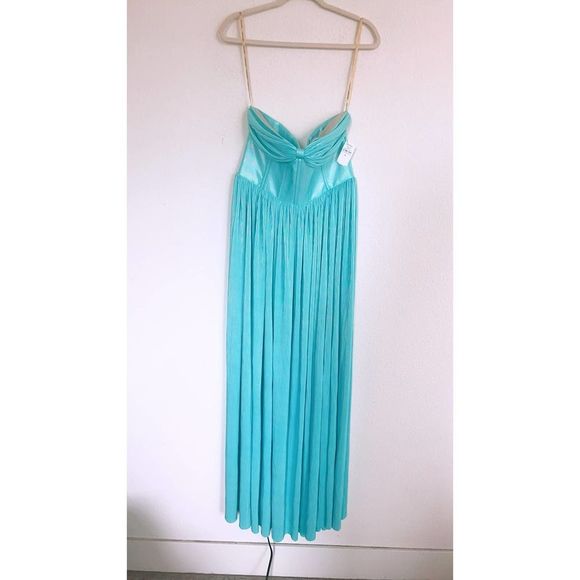 Bronx and Banco Florence Strapless Light Blue Gown XL(US10) - Picture 6 of 10